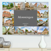 Memmingen Impressionen (Premium, hochwertiger DIN A2 Wandkalender 2023, Kunstdruck in Hochglanz)