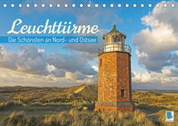 Leuchttürme: Die Schönsten an Nord- und Ostsee (Tischkalender 2023 DIN A5 quer)