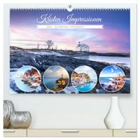 Küsten Impressionen (hochwertiger Premium Wandkalender 2024 DIN A2 quer), Kunstdruck in Hochglanz