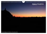 Allgäuer Bergblicke (Wandkalender 2024 DIN A4 quer), CALVENDO Monatskalender
