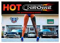 Hot Chrome US Automobile (Wandkalender 2024 DIN A2 quer), CALVENDO Monatskalender