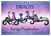 Dragys - herzige Flugdrachen (Tischkalender 2024 DIN A5 quer), CALVENDO Monatskalender