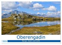 Oberengadin - Berge, Seen und Licht (Wandkalender 2024 DIN A2 quer), CALVENDO Monatskalender