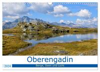 Oberengadin - Berge, Seen und Licht (Wandkalender 2024 DIN A3 quer), CALVENDO Monatskalender
