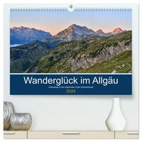 Wanderglück im Allgäu (hochwertiger Premium Wandkalender 2024 DIN A2 quer), Kunstdruck in Hochglanz