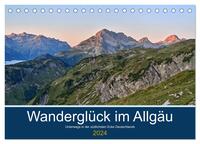 Wanderglück im Allgäu (Tischkalender 2024 DIN A5 quer), CALVENDO Monatskalender