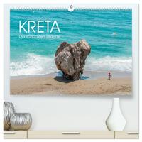 Kreta - Die schönsten Strände (hochwertiger Premium Wandkalender 2024 DIN A2 quer), Kunstdruck in Hochglanz