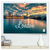 Weltmetropole London (hochwertiger Premium Wandkalender 2024 DIN A2 quer), Kunstdruck in Hochglanz