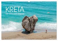 Kreta - Die schönsten Strände (Wandkalender 2024 DIN A2 quer), CALVENDO Monatskalender