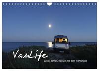 Vanlife - Leben, fahren, frei sein mit dem Wohnmobil (Wandkalender 2024 DIN A4 quer), CALVENDO Monatskalender