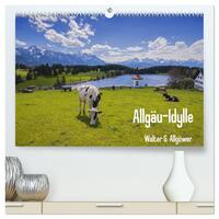 Allgäu-Idylle (hochwertiger Premium Wandkalender 2024 DIN A2 quer), Kunstdruck in Hochglanz