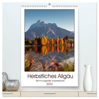 Herbstliches Allgäu (hochwertiger Premium Wandkalender 2024 DIN A2 hoch), Kunstdruck in Hochglanz