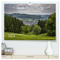 Stadt Plettenberg (hochwertiger Premium Wandkalender 2024 DIN A2 quer), Kunstdruck in Hochglanz