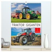 Traktor Giganten (hochwertiger Premium Wandkalender 2024 DIN A2 hoch), Kunstdruck in Hochglanz