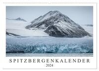Spitzbergenkalender (Wandkalender 2024 DIN A2 quer), CALVENDO Monatskalender