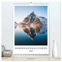 Norwegenkalender (hochwertiger Premium Wandkalender 2024 DIN A2 hoch), Kunstdruck in Hochglanz