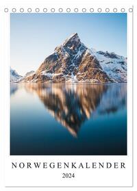 Norwegenkalender (Tischkalender 2024 DIN A5 hoch), CALVENDO Monatskalender