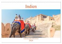 Indien - Eindrucksvoller Subkontinent (Wandkalender 2024 DIN A3 quer), CALVENDO Monatskalender