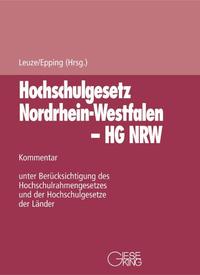 Gesetz über die Hochschulen des Landes Nordrhein-Westfalen (Hochschulgesetz - HG)