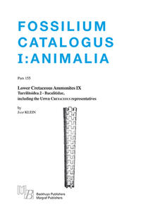 Fossilium Catalogus Animalia Pars 155