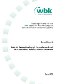 Robotic Swing Folding of three-dimensional UD-tape-based Reinforcement Structures