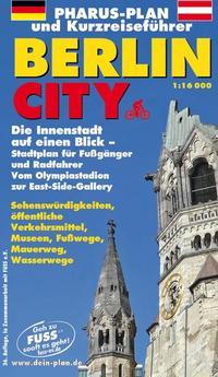 Pharus-Plan und Kurzreiseführer Berlin City. Deutsche Ausgabe.