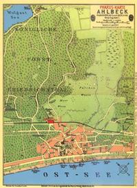 Pharus-Karte Ahlbeck