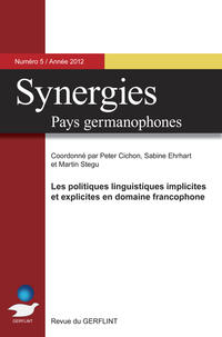 Synergies - Pays germanophones n° 5 (2012)