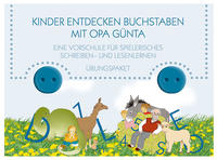 Kinder endecken Buchstaben mit Opa Günta - Übungspaket
