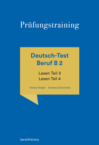 Deutsch-Test Beruf B 2 Lesen Teil 3 Lesen Teil 4