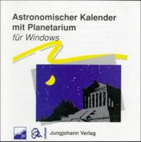 Astronomischer Kalender mit Planetarium