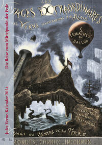 Jules Verne-Kalender 2024 - Die Reise zum Mittelpunkt der Erde