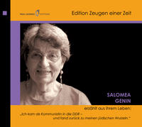 Salomea Genin erzählt aus ihrem Leben (2 CDs)