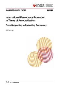 International democracy promotion in times of autocratization