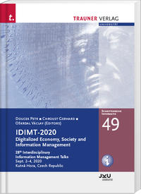 IDIMT-2020, Digitalized Economy, Society and Information Management, Schriftenreihe Informatik, Band 49