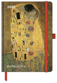 Gustav Klimt 2025 - Buchkalender - Taschenkalender - Kunstkalender - 16x22