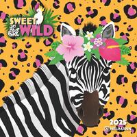 Sweet & Wild 2025 - Wand-Kalender - Broschüren-Kalender - 30x30 - 30x60 geöffnet - Design - Illustrationen