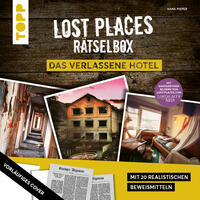 Lost Places Rätselbox – Das verlassene Hotel: Ein Krimi-Rätsel für Zuhause. Mit 20 realistischen Beweismitteln.