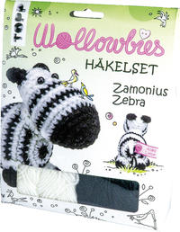 Wollowbies Häkelset Zamonius Zebra