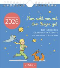 Wandkalender Man sieht nur mit dem Herzen gut 2026