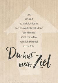 Poster: Mein Ziel - A3