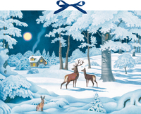 95824 Wand-Adventskalender – Wintertiere bei Nacht