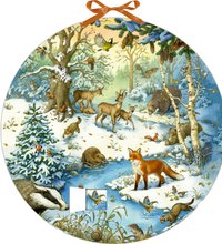 Memo-Adventskalender – Die Tiere im Winterwald