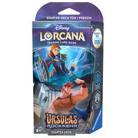 Disney Lorcana Trading Card Game: Ursulas Rückkehr- Starter Deck Saphir und Stahl (Deutsch)