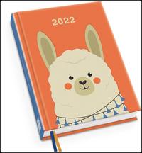 Alpaka Taschenkalender 2022 ? Tier-Illustration von Dawid Ryski ? Terminplaner mit Wochenkalendarium ? Format 11,3 x 16,3 cm