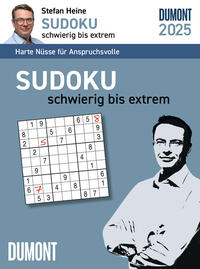 Stefan Heine Sudoku schwierig bis extrem 2025 - Tagesabreißkalender -11,8x15,9 - Rätselkalender - Sudokukalender