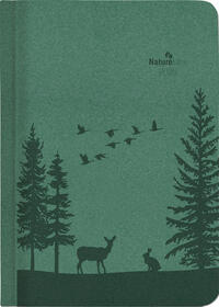 Wochen-Minitimer Nature Line Forest 2025 - Taschen-Kalender A6 - 1 Woche 2 Seiten - 192 Seiten - Umwelt-Kalender - mit Hardcover - Alpha Edition