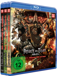 Attack on Titan - Anime Movie Trilogie (3 Blu-rays)