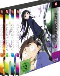 Accel World - Gesamtausgabe - Bundle - Vol.1-4 - Blu-ray [ohne Schuber]