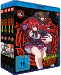 Highschool DxD - Staffel 1 - Gesamtausgabe - Bundle Vol.1-4 (4 Blu-rays)